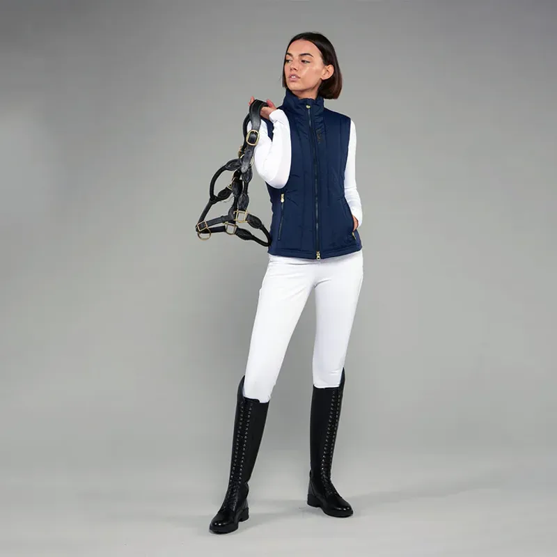 Toggi Leighton Womens Hybrid Gilet - Midnight Navy-6