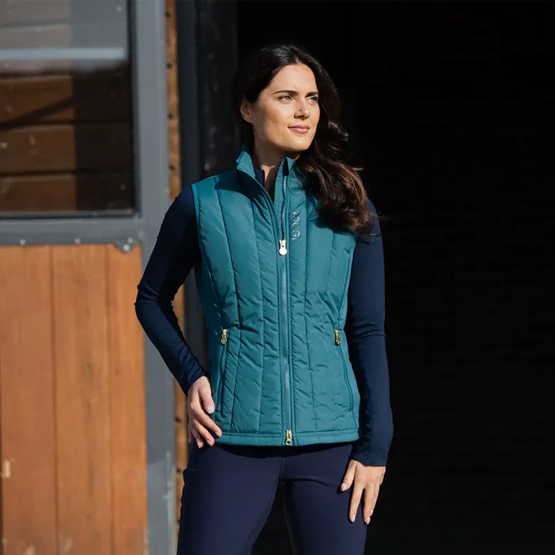 Toggi Leighton Womens Hybrid Gilet - Emerald-6