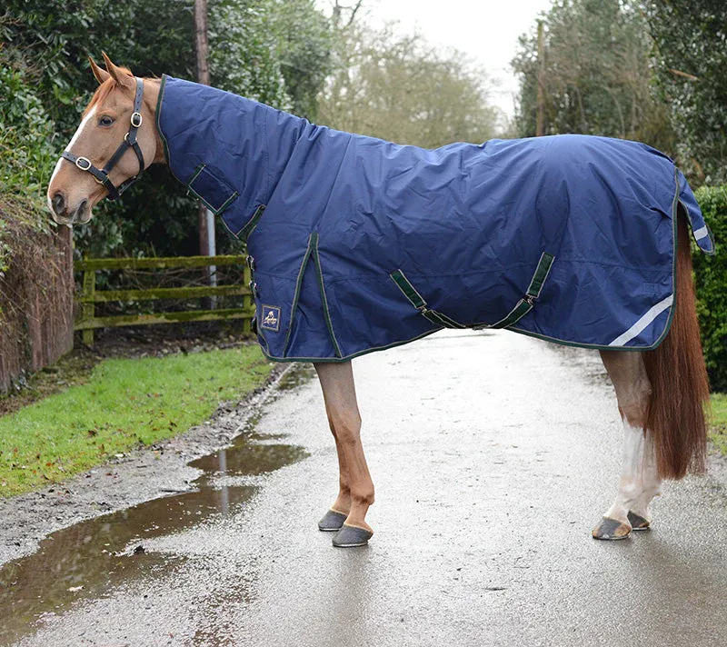 Mackey Keadeen Plus 100g Turnout Rug - Navy/Grey/Hunter