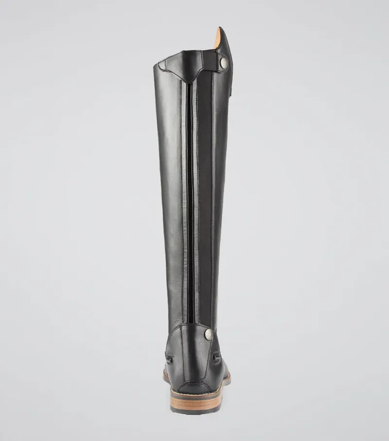 Premier Equine Maurizia Ladies Lace Front Tall Leather Riding Boots Regular Calf - Black-4