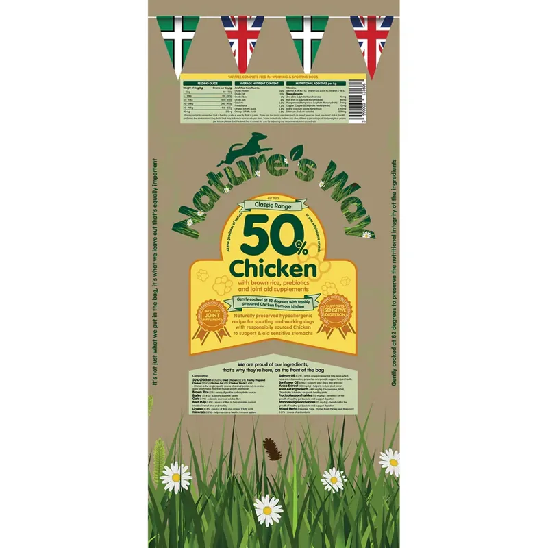 Nature's Way 50% Classic Chicken Dog Food