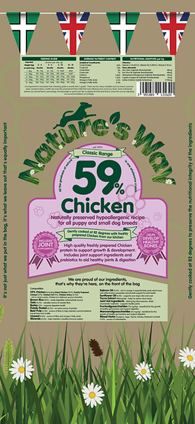 Nature's Way 59% Classic Chicken Puppy and Small Breed Dog Food