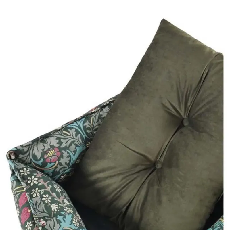 Morris and Co Square Bed - Blackthorn Print - Medium-3