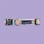 Doodlebone Padded Collar - Pastel Paint Splat