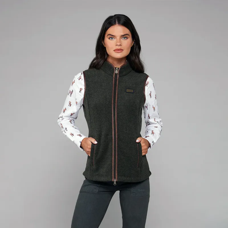 Toggi Regent Womens Fleece Gilet - Forest Green