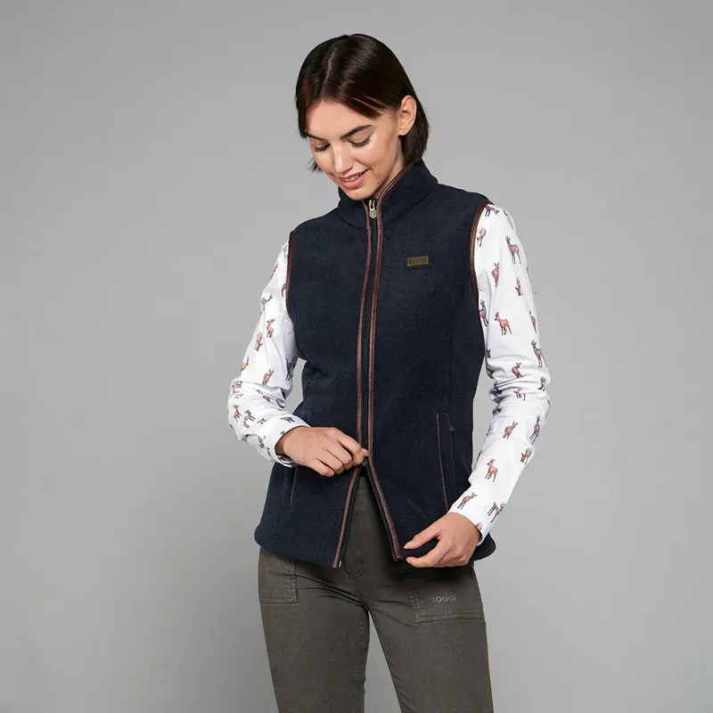 Toggi Regent Womens Fleece Gilet - Midnight Navy-1