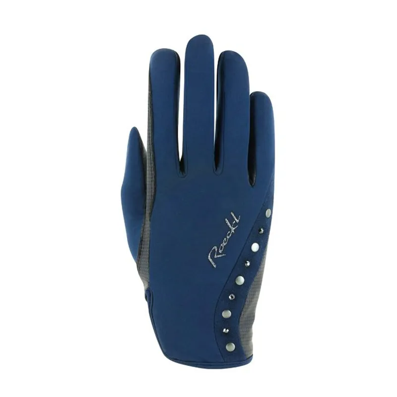 Roeckl Jardy Riding Gloves - Dress Blue