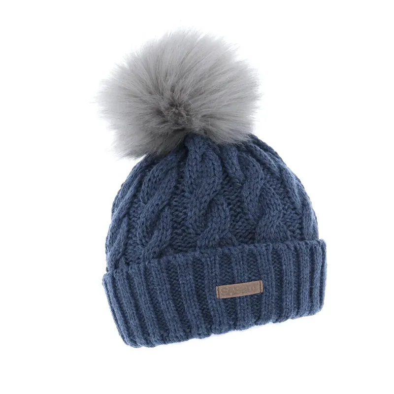 Sabbot Linda Bobble Hat - Blue/Grey