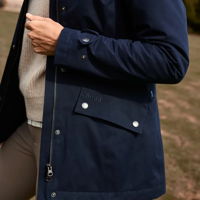 Toggi Sandringham Waterproof Country Coat - Midnight Blue-7