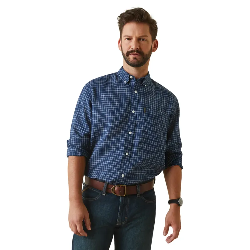 Ariat Mens Sonoma LS Shirt - Navy 
