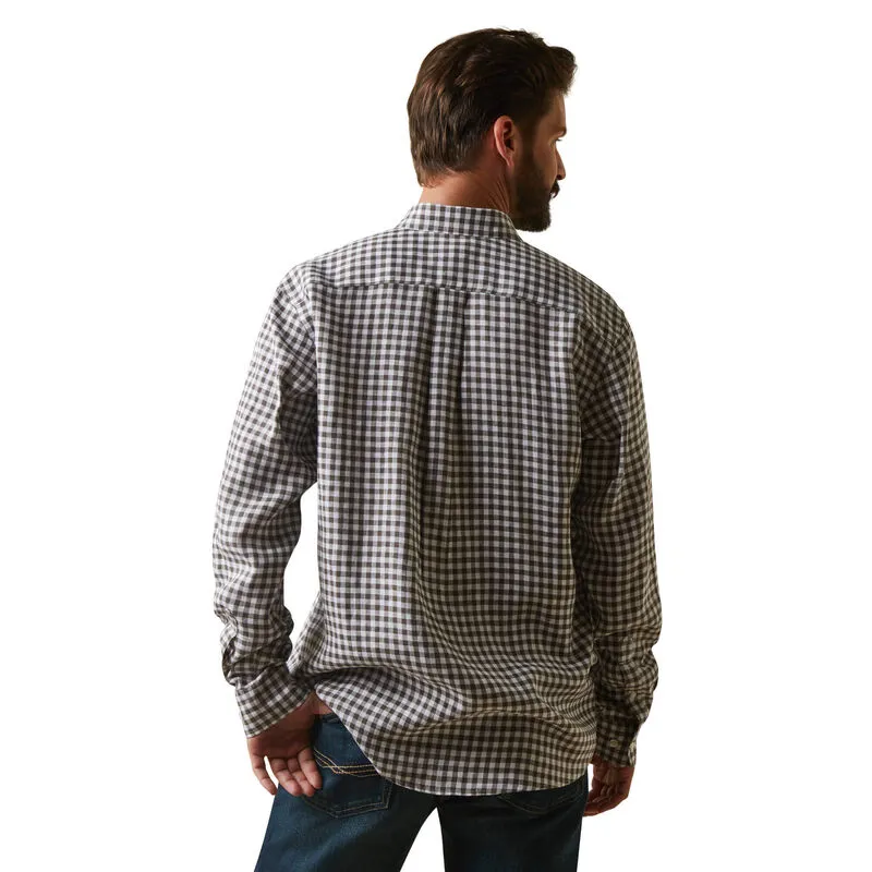 Ariat Mens Sonoma LS Shirt - Banyan Bark Check-1