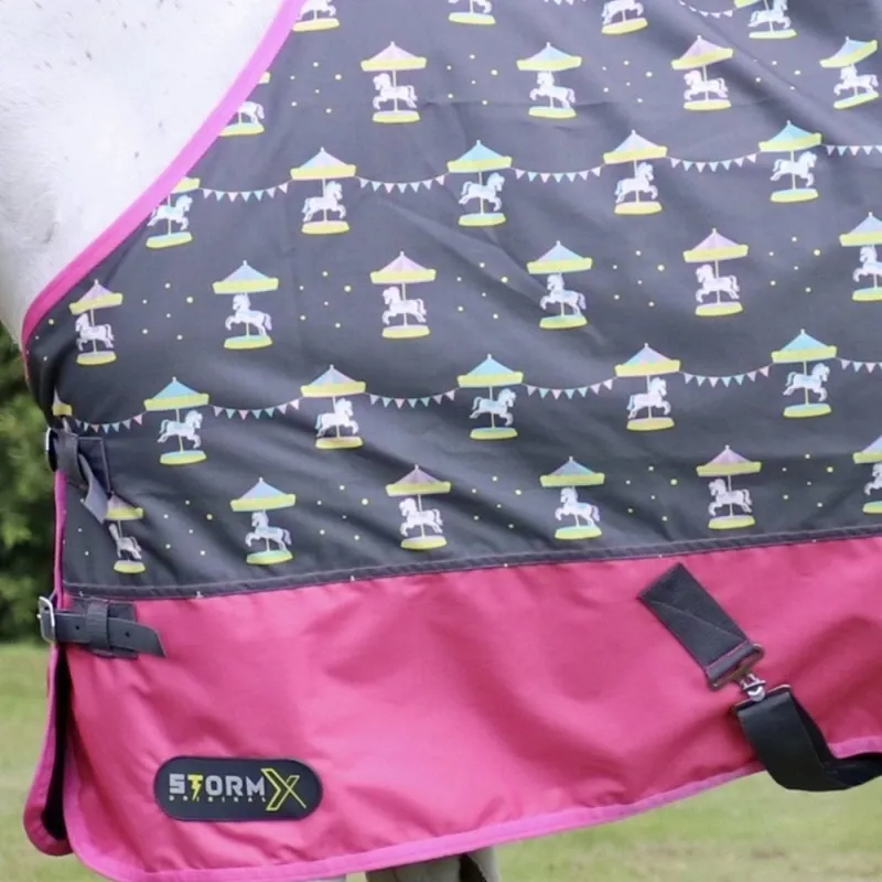 StormX Original 200g Combi Turnout Rug - Merry Go Round-1