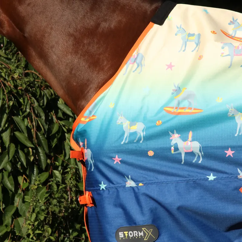 StormX Original 50g Turnout Rug - Seaside Donkey-2