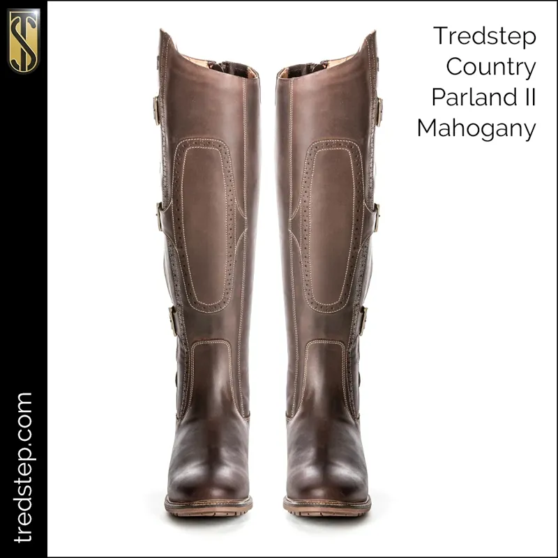 Tredstep Ireland Parkland II Country Boots - Mahogany-1