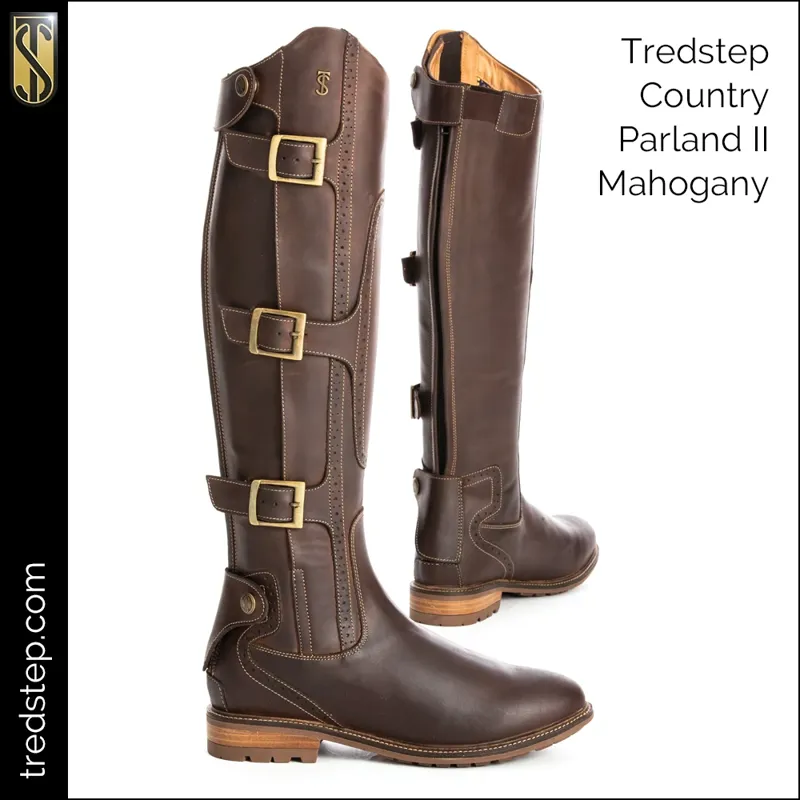 Tredstep Ireland Parkland II Country Boots - Mahogany
