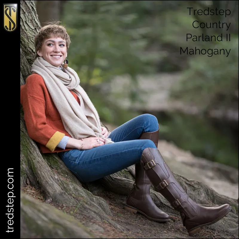 Tredstep Ireland Parkland II Country Boots - Mahogany-3