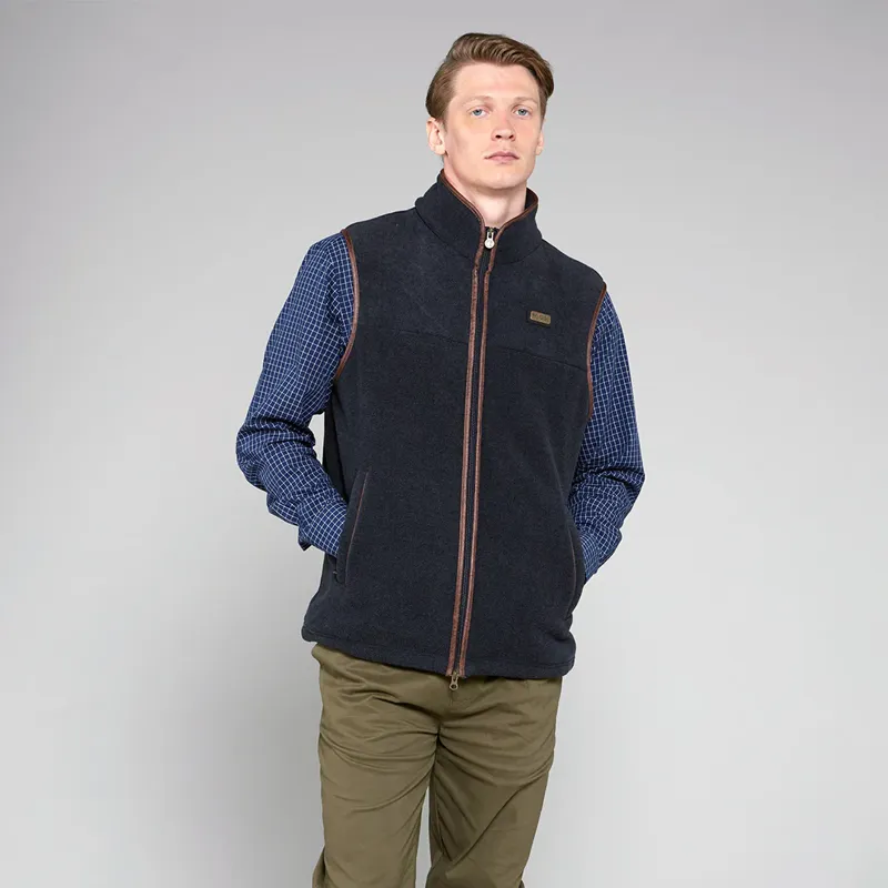 Toggi Tudor Mens Fleece Gilet - Navy 