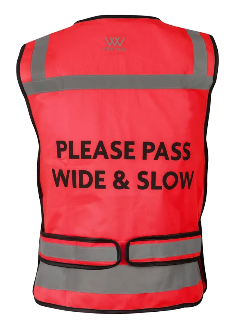 Woof Wear Hi Vis Riding Vest Kids - Pink-1