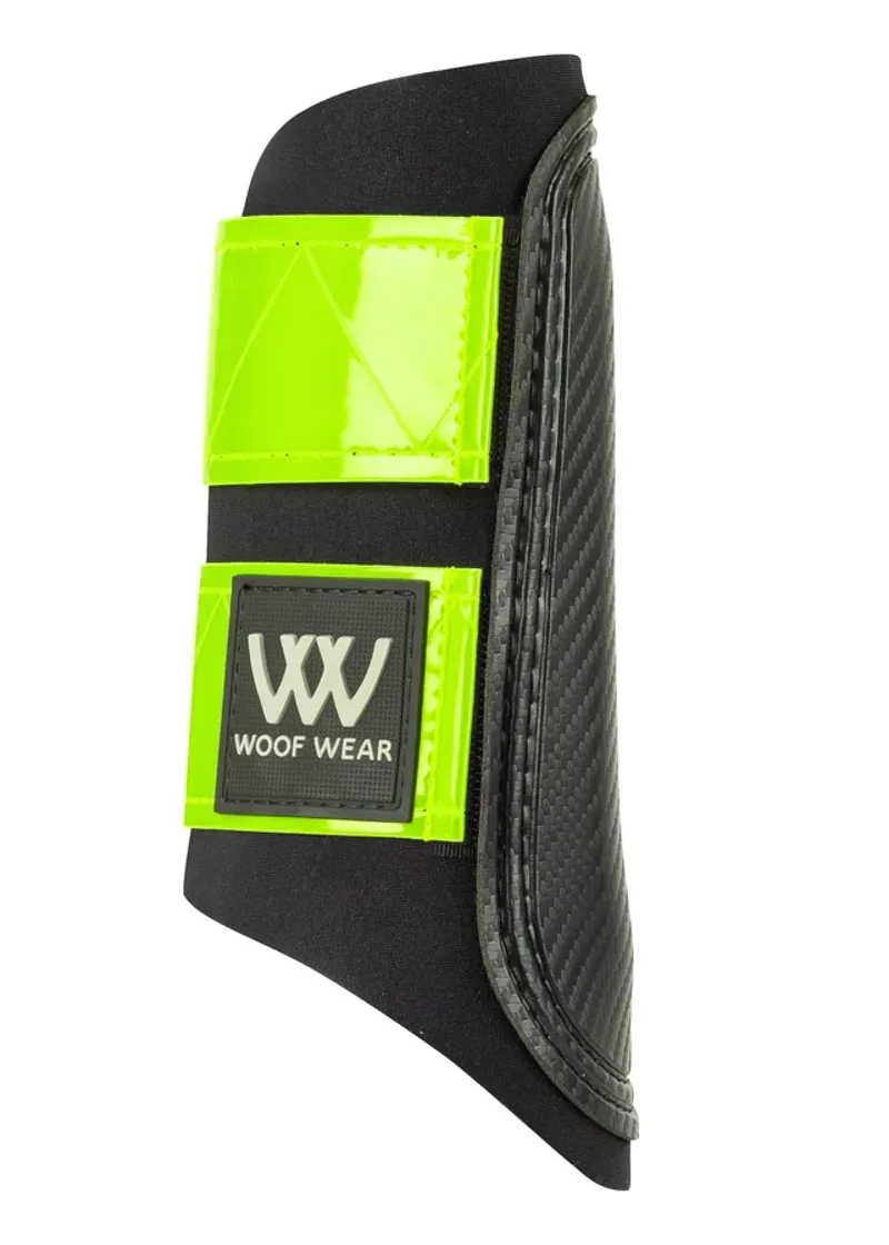 Woof Wear Club Brushing Boot - Reflective Lime