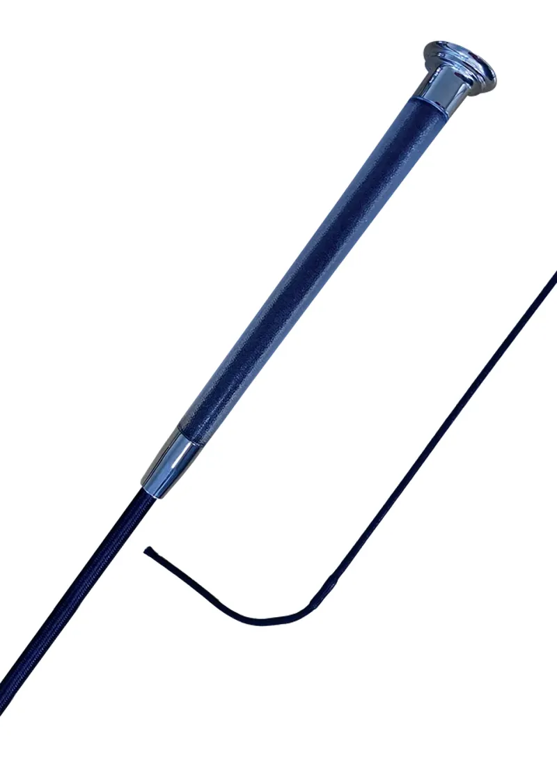 Woof Wear Gel Dressage Whip - Navy-1