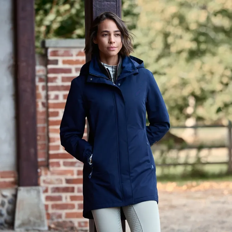 Toggi Windsor Waterproof Riding Coat in Midnight Navy-7
