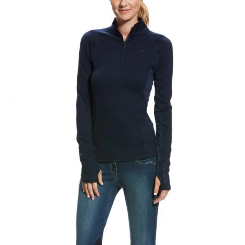 Ariat Lowell 2.0 1/4 Zip Baselayer - Navy