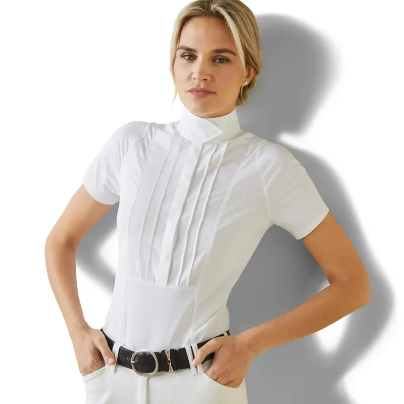 Ariat Luxe SS Show Shirt - White