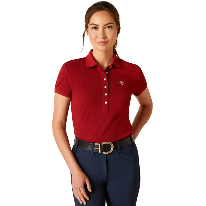 Ariat Prix 2.0 Polo Shirt - Sun Dried Tomato