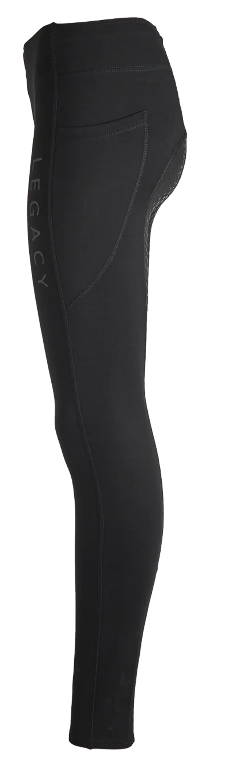 Legacy Ladies Elite Rider Thermal Tights - Black-2