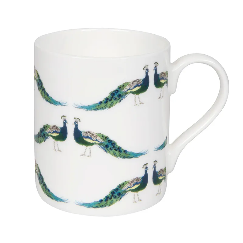 Sophie Allport Peacocks Mug - Box Faded