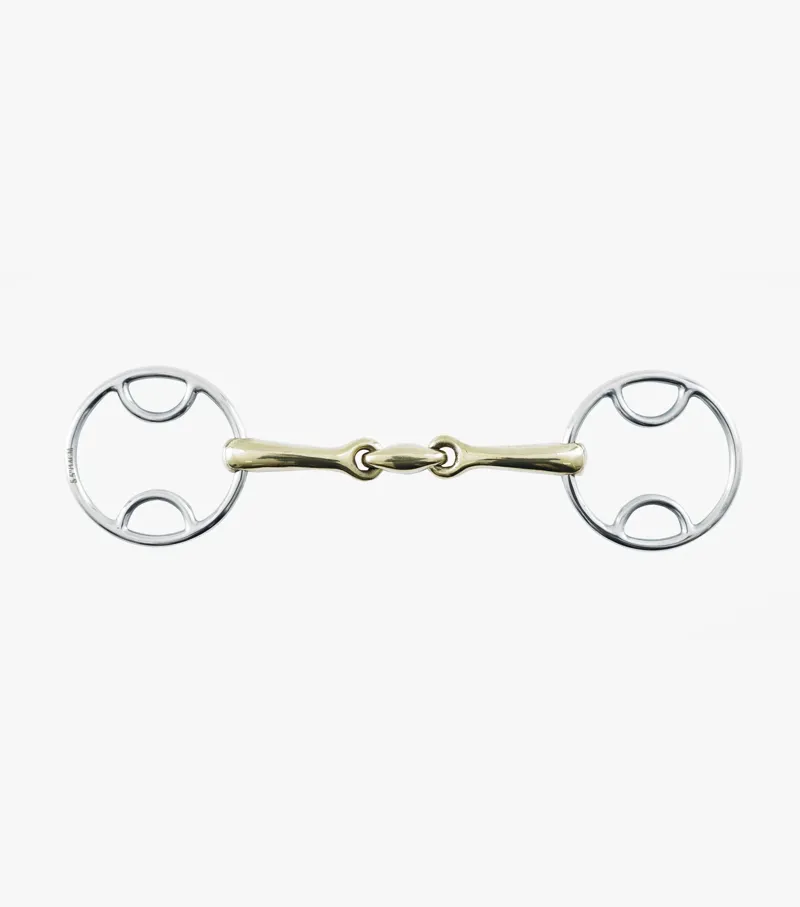 Premier Equine Brass Alloy Bevel Bit with Lozenge-1