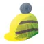 Equetech Hi-Vis Vision Water Resistant Deluxe Pom Hat Silk - Yellow