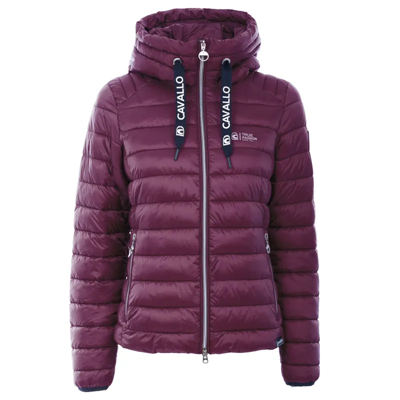 Cavallo Daniella Quilted Jacket - Dark Raspberry