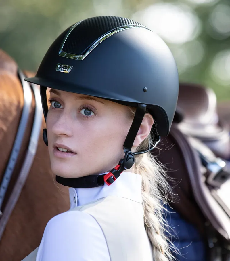 Premier Equine Centauri Horse Riding Helmet - Black-5