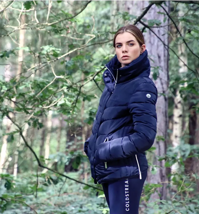 Coldstream Kimmerston Quilted Coat - Navy-2