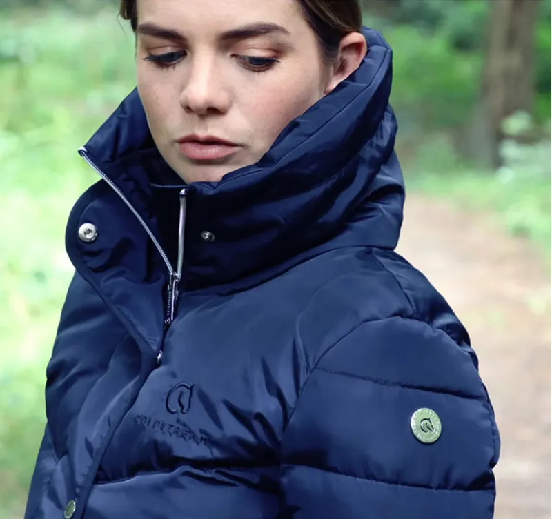 Coldstream Kimmerston Quilted Coat - Navy-3