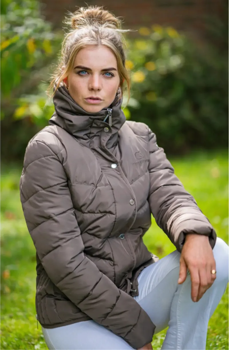 Coldstream Kimmerston Quilted Coat - Taupe-3