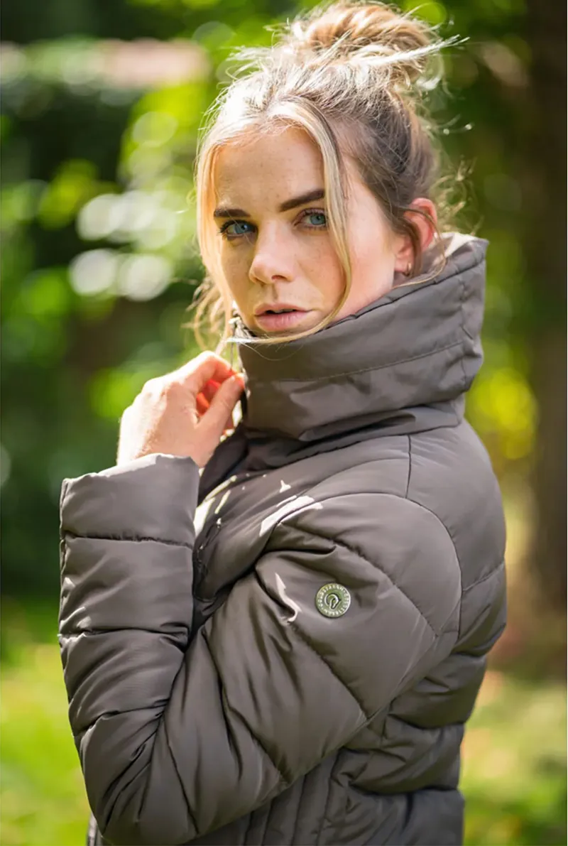 Coldstream Kimmerston Quilted Coat - Taupe-4