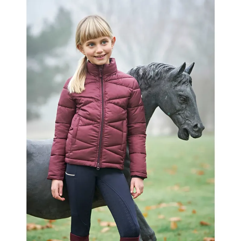 Covalliero Padded Jacket Kids - Merlot-3