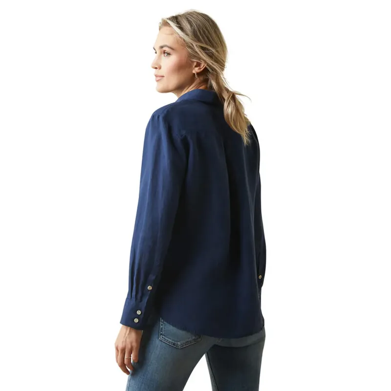 Ariat Cazadero Blouse - Navy-1