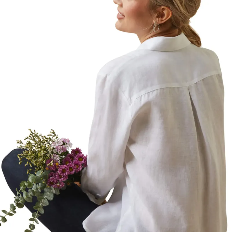Ariat Cazadero Blouse - White-2