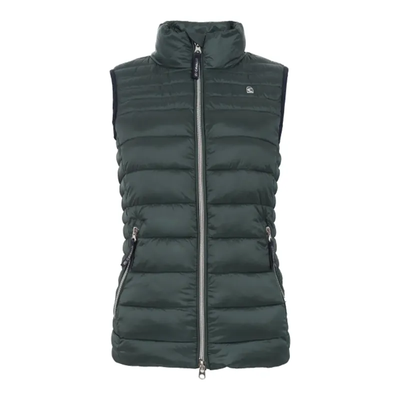 Cavallo Elexa Quilted Waistcoat - Deep Green