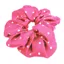 Equetech Hair Scrunchie - Polka Dot - Fuchsia/White