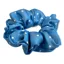 Equetech Hair Scrunchie - Polka Dot - Light Blue/White