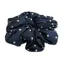 Equetech Hair Scrunchie - Polka Dot - Navy/White