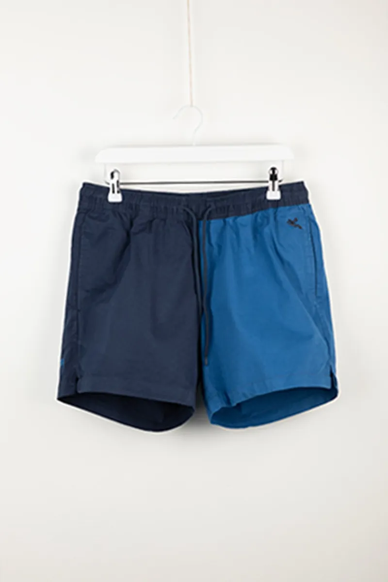 Rydale Men's Quartered Cotton Rugby Shorts - Fordon - Navy/Blue