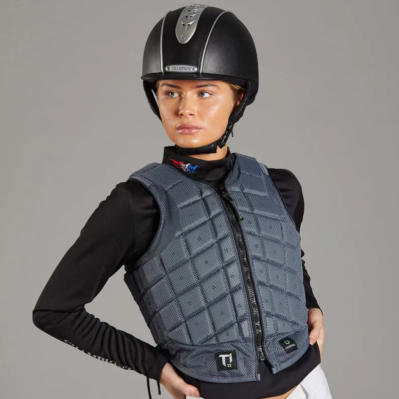 Champion Titanium Ti22 Body Protector Adult - Gunmetal Grey-1