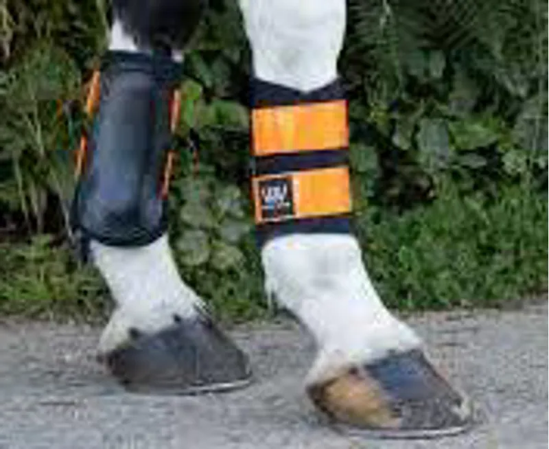 Woof Wear Club Brushing Boot - Reflective Orange-1