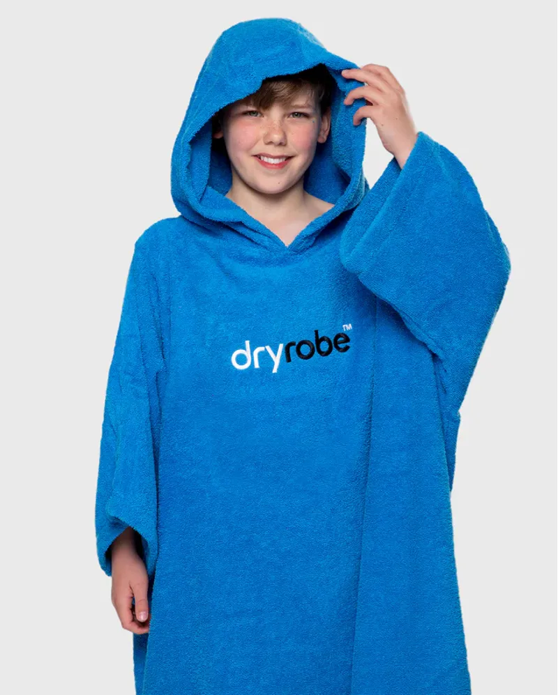 Dryrobe Kids Organic SS Towel Cobalt Blue-1