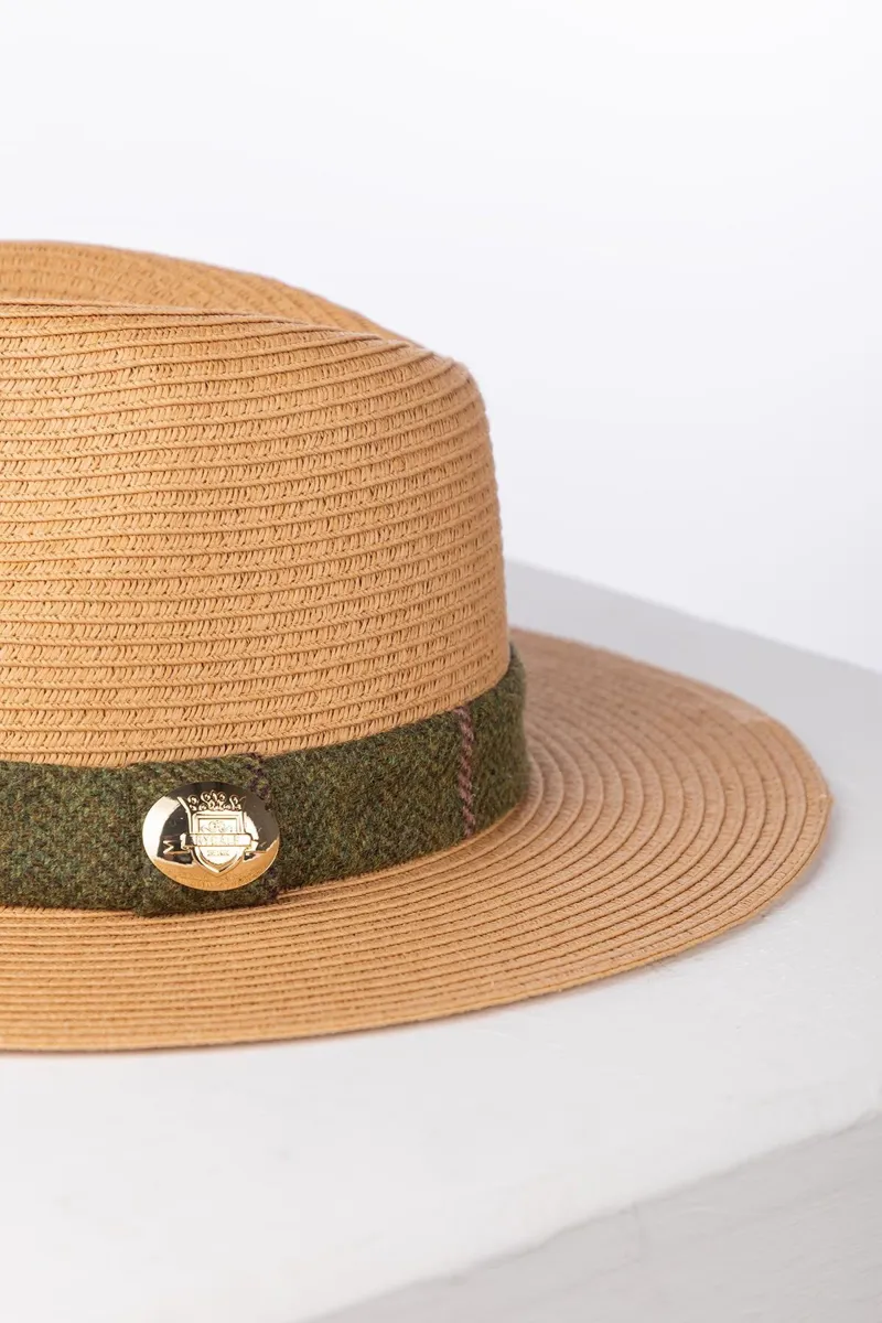 Rydale Ladies Panama Summer Hat - Aislaby - Beige-1